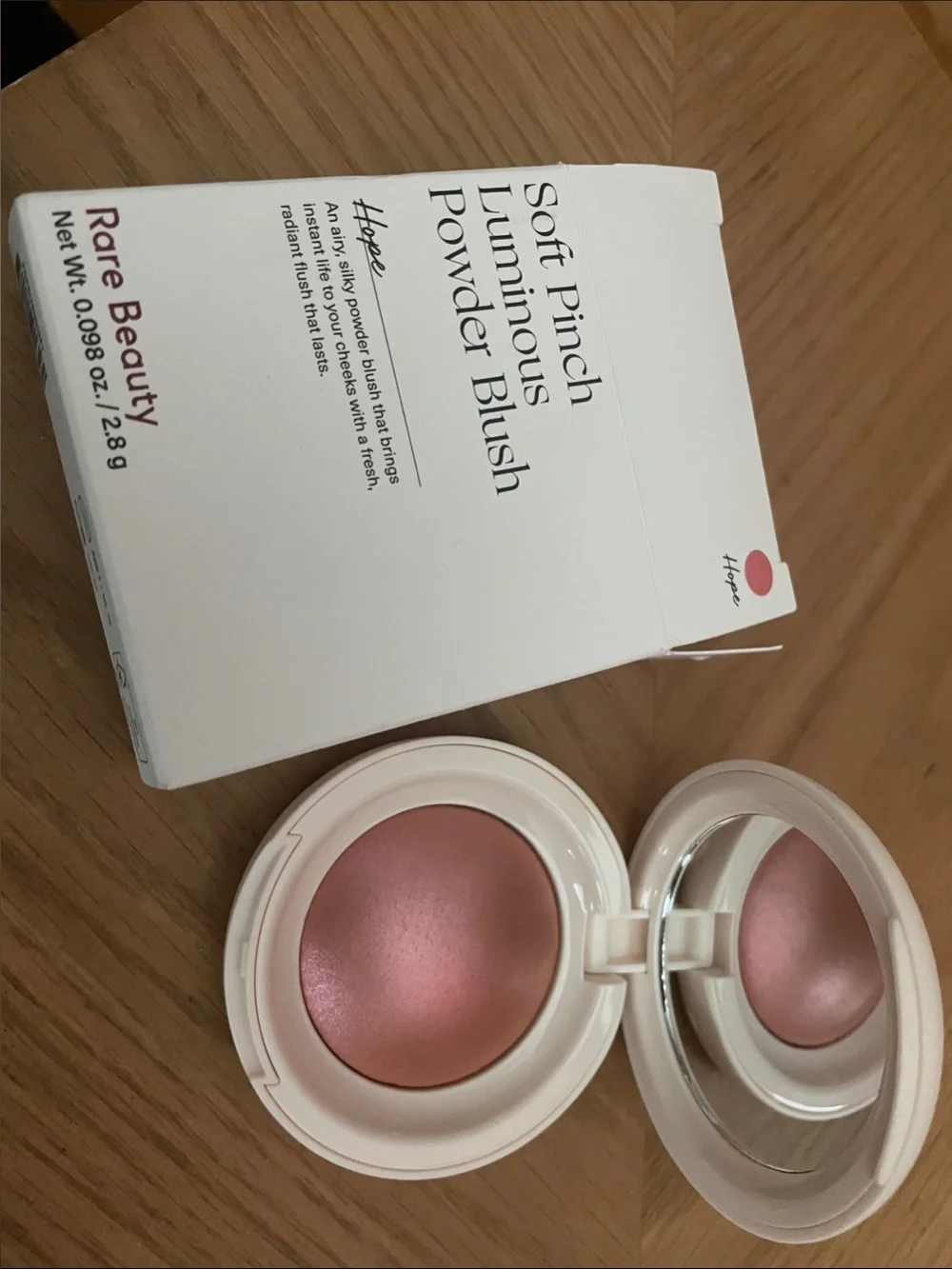 Rare Beauty Soft Pinch Luminous Powder Blush — Hope (Pink)